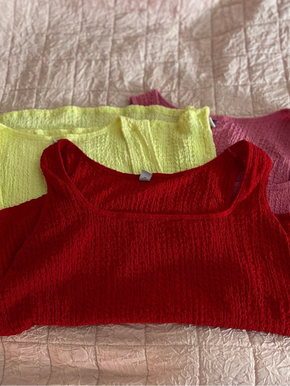Old Navy Ribbed Square-Neck Tank Bundle